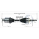 Purchase Top-Quality TRAKMOTIVE - GM8039 - CV Axle Shaft pa2