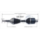 Purchase Top-Quality TRAKMOTIVE - GM8047 - CV Axle Shaft pa2