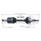 Purchase Top-Quality TRAKMOTIVE - GM8065 - CV Axle Shaft pa2