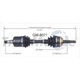 Purchase Top-Quality TRAKMOTIVE - GM8071 - CV Axle Shaft pa2