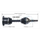 Purchase Top-Quality TRAKMOTIVE - GM8087 - CV Axle Shaft pa3