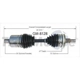 Purchase Top-Quality TRAKMOTIVE - GM8128 - CV Axle Shaft pa2