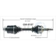 Purchase Top-Quality TRAKMOTIVE - GM8187 - CV Axle Shaft pa2