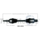 Purchase Top-Quality TRAKMOTIVE - GM8230 - CV Axle Shaft pa3