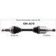 Purchase Top-Quality TRAKMOTIVE - GM8278 - CV Axle Shaft pa4