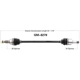 Purchase Top-Quality TRAKMOTIVE - GM8279 - CV Axle Shaft pa4