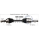 Purchase Top-Quality TRAKMOTIVE - GM8303 - CV Axle Shaft pa2