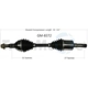 Purchase Top-Quality TRAKMOTIVE - GM8372 - CV Axle Shaft pa2