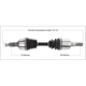 Purchase Top-Quality TRAKMOTIVE - GM8423 - CV Axle Shaft pa3