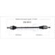 Purchase Top-Quality TRAKMOTIVE - GM8441 - CV Axle Shaft pa1