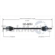 Purchase Top-Quality TRAKMOTIVE - HO8053 - CV Axle Shaft pa2