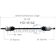 Purchase Top-Quality TRAKMOTIVE - HO8152 - CV Axle Shaft pa3