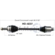 Purchase Top-Quality TRAKMOTIVE - HO8237 - CV Axle Shaft pa2