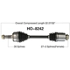 Purchase Top-Quality TRAKMOTIVE - HO8242 - CV Axle Shaft pa3