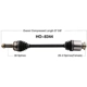 Purchase Top-Quality TRAKMOTIVE - HO8344 - CV Axle Shaft pa3