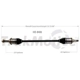 Purchase Top-Quality TRAKMOTIVE - HO8481 - CV Axle Shaft pa3