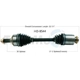 Purchase Top-Quality TRAKMOTIVE - HO8544 - CV Axle Shaft pa5