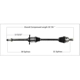 Purchase Top-Quality TRAKMOTIVE - HO8638 - CV Axle Shaft pa5