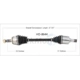 Purchase Top-Quality TRAKMOTIVE - HO8644 - CV Axle Shaft pa2