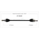 Purchase Top-Quality TRAKMOTIVE - HY8320 - CV Axle Shaft pa1