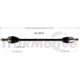 Purchase Top-Quality TRAKMOTIVE - KA8074 - CV Axle Shaft pa2