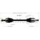 Purchase Top-Quality TRAKMOTIVE - KA8077 - CV Axle Shaft pa2