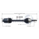 Purchase Top-Quality TRAKMOTIVE - MI8009 - CV Axle Shaft pa2