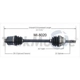 Purchase Top-Quality TRAKMOTIVE - MI8020 - CV Axle Shaft pa2