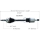 Purchase Top-Quality TRAKMOTIVE - MI8098 - CV Axle Shaft pa2