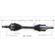 Purchase Top-Quality TRAKMOTIVE - MI8140 - CV Axle Shaft pa2