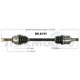 Purchase Top-Quality TRAKMOTIVE - MI8191 - CV Axle Shaft pa2