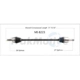 Purchase Top-Quality TRAKMOTIVE - MI8223 - CV Axle Shaft pa2