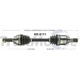 Purchase Top-Quality TRAKMOTIVE - MZ8171 - CV Axle Shaft pa2