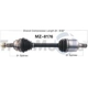 Purchase Top-Quality TRAKMOTIVE - MZ8176 - CV Axle Shaft pa2