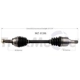 Purchase Top-Quality TRAKMOTIVE - MZ8186 - CV Axle Shaft pa2