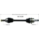 Purchase Top-Quality TRAKMOTIVE - MZ8189 - CV Axle Shaft pa3