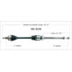 Purchase Top-Quality TRAKMOTIVE - MZ8238 - CV Axle Shaft pa2