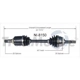 Purchase Top-Quality TRAKMOTIVE - NI8150 - CV Axle Shaft pa2