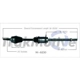 Purchase Top-Quality TRAKMOTIVE - NI8230 - CV Axle Shaft pa1