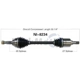 Purchase Top-Quality TRAKMOTIVE - NI8234 - CV Axle Shaft pa2