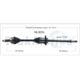 Purchase Top-Quality New CV Shaft by TRAKMOTIVE pa2