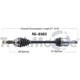 Purchase Top-Quality TRAKMOTIVE - NI8363 - CV Axle Shaft pa1