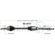 Purchase Top-Quality TRAKMOTIVE - NI8372 - CV Axle Shaft pa2