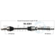 Purchase Top-Quality New CV Shaft by TRAKMOTIVE pa2