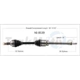 Purchase Top-Quality TRAKMOTIVE - NI8539 - CV Axle Shaft pa2