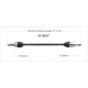 Purchase Top-Quality TRAKMOTIVE - NI8607 - CV Axle Shaft pa1