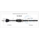 Purchase Top-Quality TRAKMOTIVE - NI8628 - CV Axle Shaft pa2