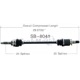 Purchase Top-Quality TRAKMOTIVE - SB8041 - CV Axle Shaft pa2