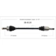 Purchase Top-Quality TRAKMOTIVE - SB8120 - CV Axle Shaft pa2