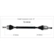 Purchase Top-Quality New CV Shaft by TRAKMOTIVE pa2